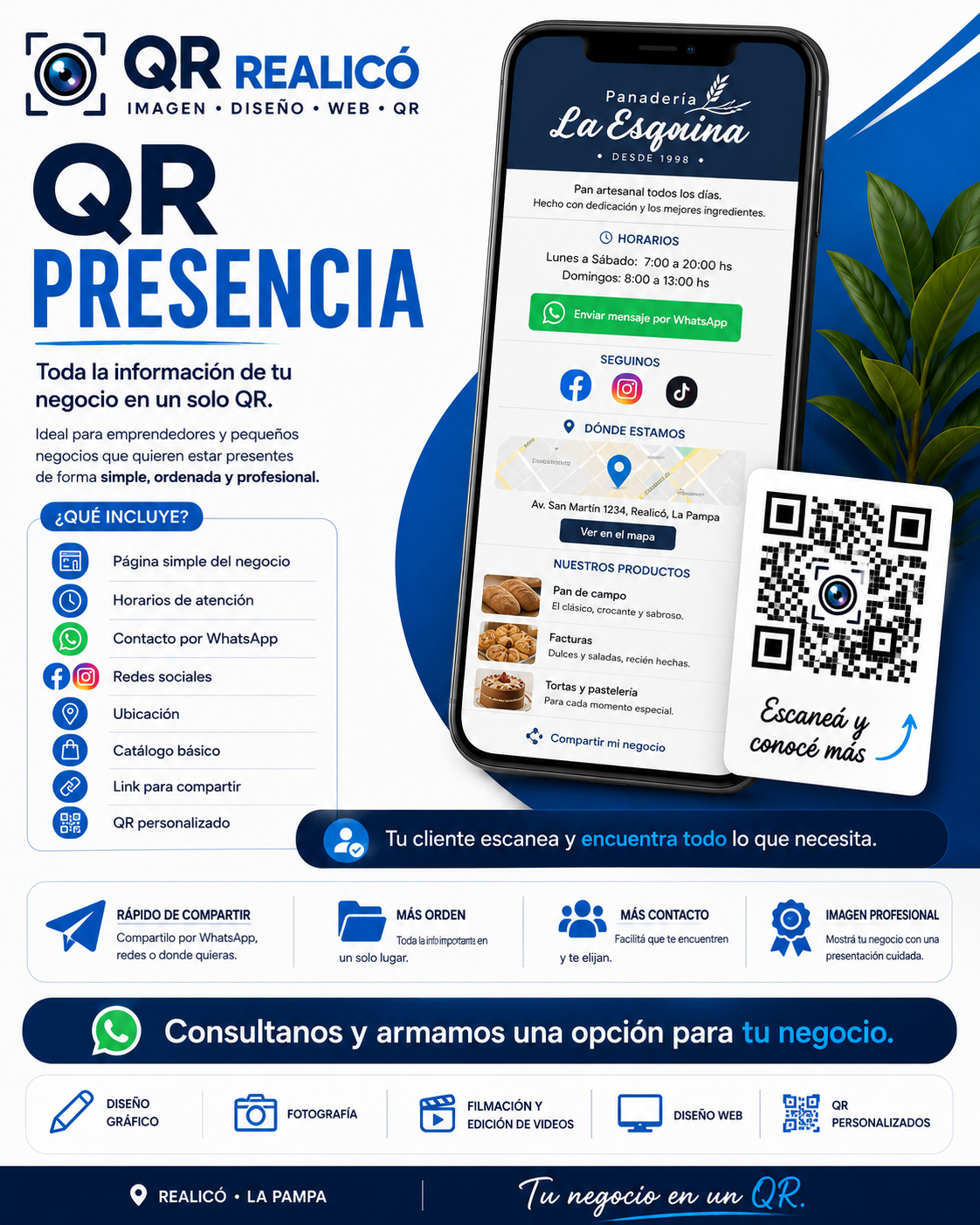 Flyer QR Presencia