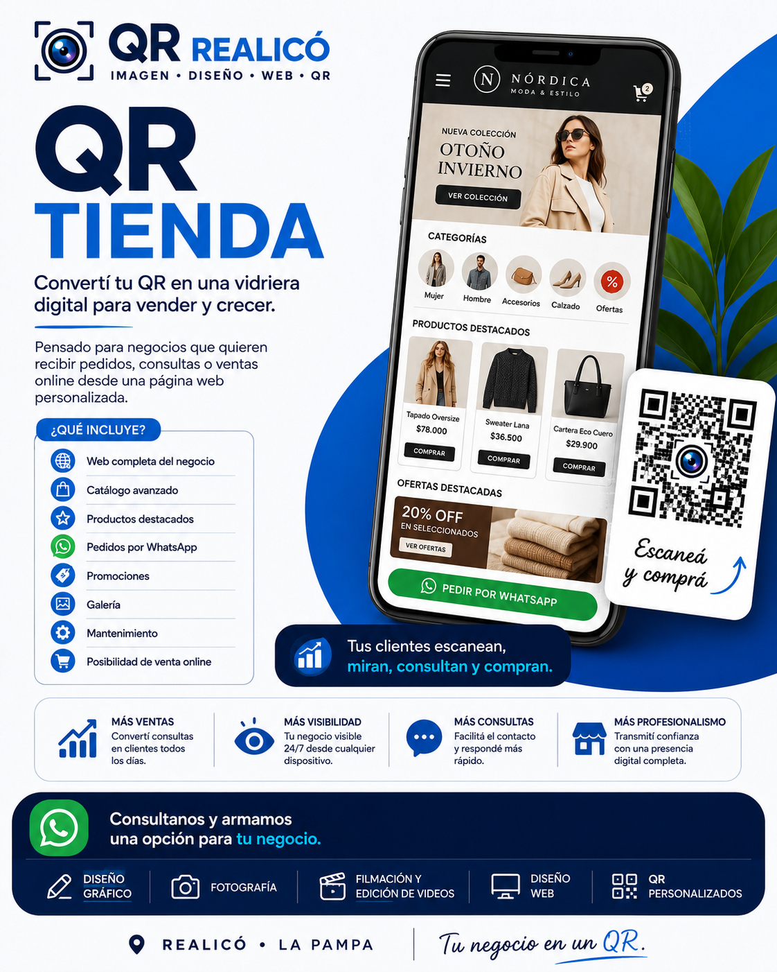 Flyer QR Tienda